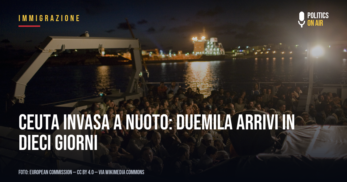 Ceuta invasa a nuoto: duemila arrivi in dieci giorni