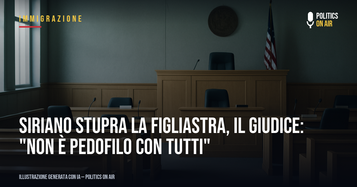 Siriano stupra la figliastra, il giudice: “Non è pedofilo con tutti”
