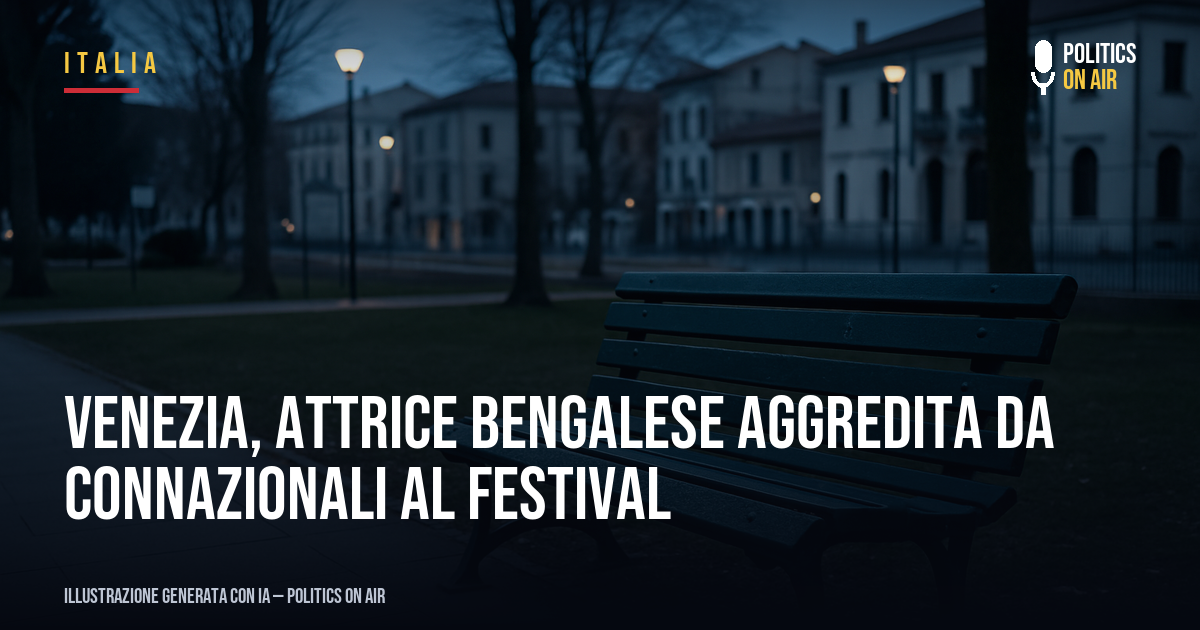 Venezia, attrice bengalese aggredita da connazionali al Festival