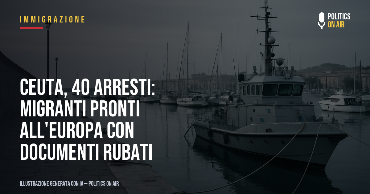 Ceuta, 40 arresti: migranti pronti all’Europa con documenti rubati