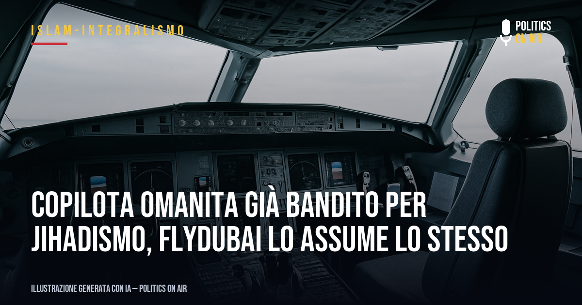 Copilota omanita già bandito per jihadismo, Flydubai lo assume lo stesso