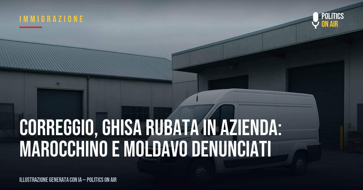 Correggio, ghisa rubata in azienda: marocchino e moldavo denunciati