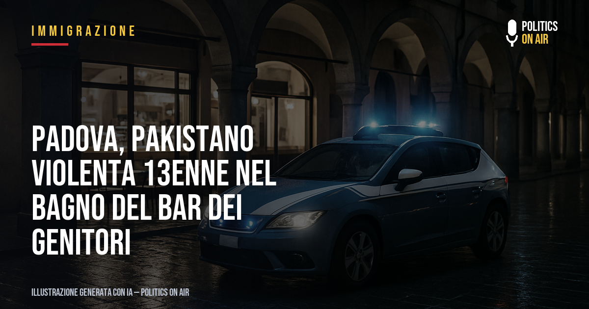 Padova, pakistano violenta 13enne nel bagno del bar dei genitori